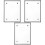 3Pcs Compact Grey Acrylic Business License Holder Desktop Frame 8