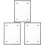 3Pcs Compact Grey Acrylic Business License Holder Desktop Frame 7