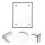 3Pcs Compact Grey Acrylic Business License Holder Desktop Frame 3