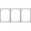 3Pcs Compact Grey Acrylic Business License Holder Desktop Frame 9