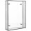 3Pcs Compact Grey Acrylic Business License Holder Desktop Frame 6