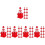 60 Pcs Mini Traffic Cones Plastic Models Toys 7