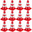 60 Pcs Mini Traffic Cones Plastic Models Toys 2