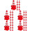 60 Pcs Mini Traffic Cones Plastic Models Toys 8