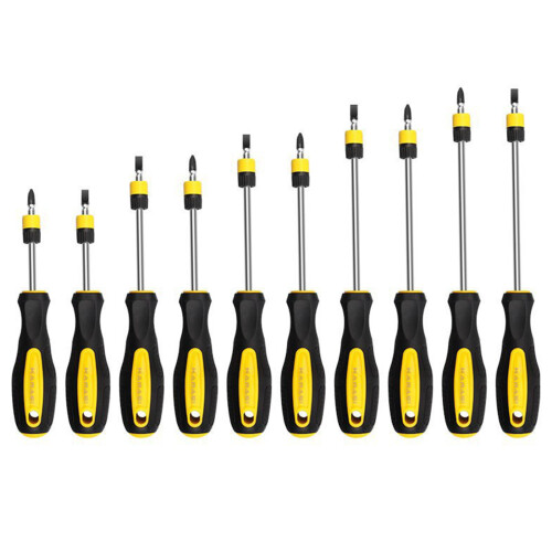 Magnetic Rings Cross Flat Screwdriver Bit-6 by 100mm cross 2
