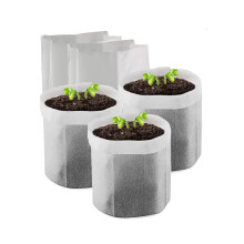 Nursery Bags Fabric Plant Pots for Indoor Outdoor Vegetable Flower (25x25cm) Ref: 8861