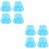 8 Pcs Making Clips For Toys (Random Color) 6