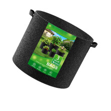 High Density Nonwoven Plant Grow Bags Reusable-3 gallons