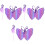 6 Pezzi D'angelo Viola E Set Bacchetta Per Cosplay 3