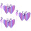 6 Pezzi D'angelo Viola E Set Bacchetta Per Cosplay 7