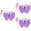6 Pezzi D'angelo Viola E Set Bacchetta Per Cosplay 6