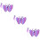 6 Pezzi D'angelo Viola E Set Bacchetta Per Cosplay 9