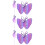 6 Pezzi D'angelo Viola E Set Bacchetta Per Cosplay 8
