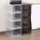 Shoe Organiser Box Stackable Clear Shoe Box-Transparent color 7
