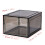 Shoe Organiser Box Stackable Clear Shoe Box-Transparent color 4