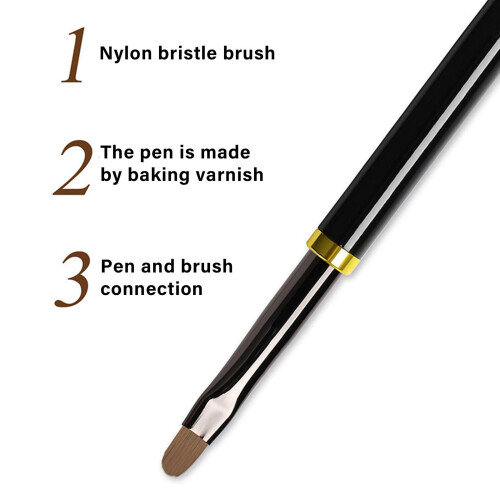 Portable Nail Brush Quality Manicure Tools With Flexible-12 1