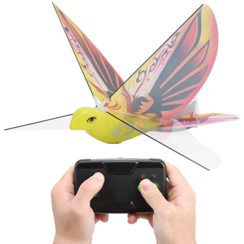 Παιχνίδι πουλιών με τηλεχειριστήριο Flapping Wings, φως LED, βιονικό ιπτάμενο πουλί, 2