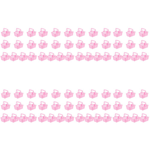 80 Unidades Canastas De Plástico Mini Para Dulces Y Juguetes 2
