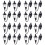 16 Pcs Mini Wall Lamp Sand Table Decoration Diy Kit 7