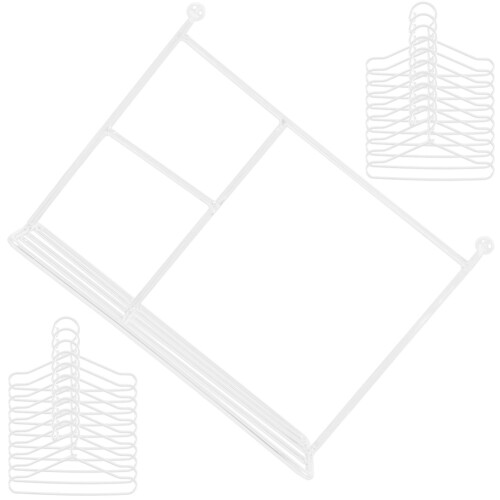 105 Unidades Para Muñecas Mini Ropa Percha Miniatura 2
