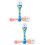 2pcs Electric Bubble Wand with Light and Music, Automatic Toy 7