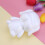 2Pcs White Puppy Shaped Polystyrene Diy Craft Modeling 10