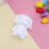 2Pcs White Puppy Shaped Polystyrene Diy Craft Modeling 4