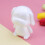 2Pcs White Puppy Shaped Polystyrene Diy Craft Modeling 6