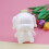 2Pcs White Puppy Shaped Polystyrene Diy Craft Modeling 7