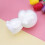 2Pcs White Puppy Shaped Polystyrene Diy Craft Modeling 11