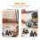 10Pcs Mini Construction Trucks Pull Back Car Toys For Kids 11