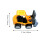 10Pcs Mini Construction Trucks Pull Back Car Toys For Kids 2