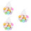 120 Pcs Artificial Eggs Fake Easter Eggs With Rope Assorted Color 7
