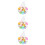 120 Pcs Artificial Eggs Fake Easter Eggs With Rope Assorted Color 8