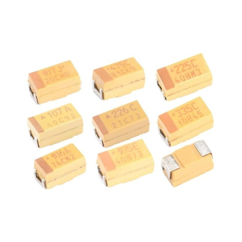 10Pcs Tantalum Capacitor 100Uf 150Uf 220Uf 330Uf 470Uf 680Uf 2.5V50v 9001264200572