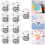 20 Pcs Dancing Toy Spring Base Car Dashboard Doll Shaking Head 11