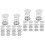20 Pcs Dancing Toy Spring Base Car Dashboard Doll Shaking Head 7