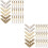 120 Pcs Pocket Corner Protector Metal Antique Angle 8