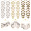 120 Pcs Pocket Corner Protector Metal Antique Angle 11
