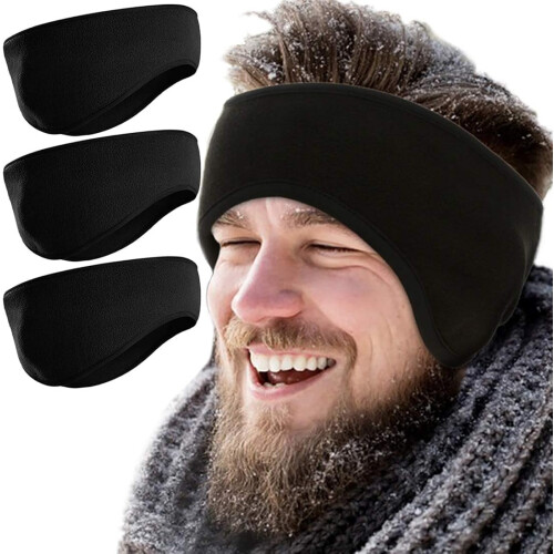 Θερμαντικό αυτιών από ύφασμα fleece για χειμερινά σπορ, προστασία από το κρύο,