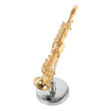 Juego De Saxofón Miniatura Con Decoraciones Y Para Escultura