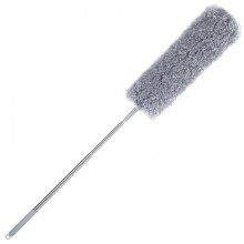 Microfiber Duster for Furniture Cleaning, Flexible Head Telescopic Extension Pole, Washable Electrostatic Dust and Hair Absorption Ceiling Fan Duster,