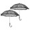 2 Pièces Parasol En Noir Brodé Vintage 10