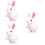 3Pcs Bunny Wind Up Plush Jumping Toy For Kids 9