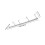 Toy Train Tracks Grey 1pcs 31.5x4.1x2.2in Plastic 2