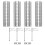 Toy Train Tracks Grey 1pcs 31.5x4.1x2.2in Plastic 11