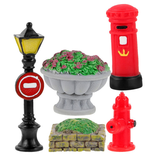 4 Sets Miniature Flower Bed Diy Micro Landscape Ornaments 2