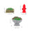 4 Sets Miniature Flower Bed Diy Micro Landscape Ornaments 11
