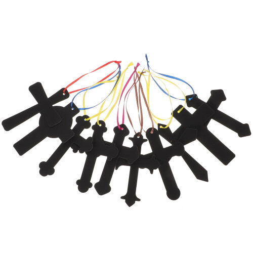 3 Sets Bookmark Scratch Twist Ties Cable Spreader Child Black 1