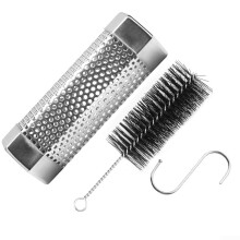 Simplify outdoor cooking with these handy 15.2 cm stainless steel pellets including extra tools (15.2 cm brush hook) 6inchBrush hook